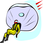 Sky Diving 20 Clip Art