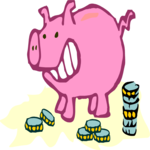 Piggy Bank & Coins