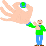 World at Your Fingertips 2 Clip Art