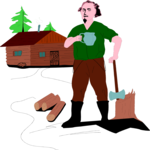 Chopping Wood Clip Art