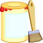 Paintbrush & Can 10
