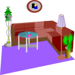 Living Room 1 Clip Art