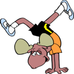 Handstand - Moose Clip Art