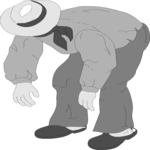 Farmer Bending Over