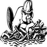 Worker - Beaver Clip Art