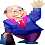 Businessman - Happy 10 Clip Art