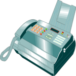 FAX Machine 25 Clip Art