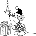Mouse with Gift
