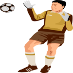 Goalie 12 Clip Art