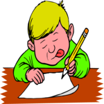 Boy Writing (2)
