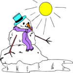 Snowman Melting 5