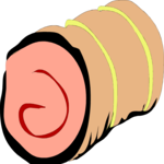 Rolled Roast 2 Clip Art