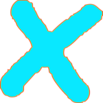 Glow Condensed X 1 Clip Art