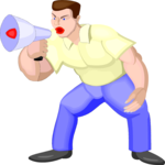 Referee with Megaphone