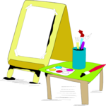 Easel & Supplies