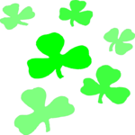 Shamrocks 4 Clip Art