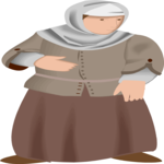 Peasant 02 Clip Art