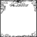 Wedding Festive Frame Clip Art