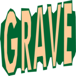 Grave - Title Clip Art