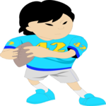 Football Player 47 Clip Art