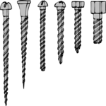 Screws 5 Clip Art