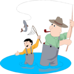 Fishing 068 Clip Art