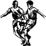 Soccer - Players 4 Clip Art