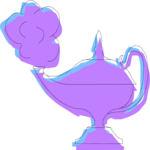 Genie Lamp 3 Clip Art