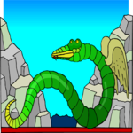 Winged Serpent Clip Art