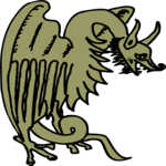 Dragon 058 Clip Art