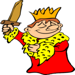 King with Wooden Sword