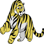 Tiger 16 Clip Art