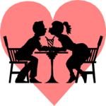 Lovers Sharing Clip Art