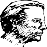 Profile - Male 04 Clip Art