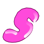 Gum Italic S 2 Clip Art