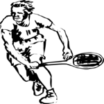 Tennis 13 Clip Art