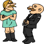 Biker in Hospital Gown