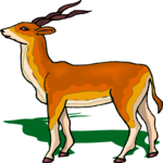 Antelope 21 Clip Art