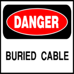 Buried Cable Clip Art