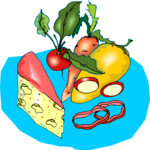 Cheese & Vegetables 2 Clip Art