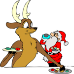 Santa & Reindeer 24