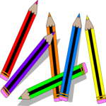 Colored Pencils Clip Art