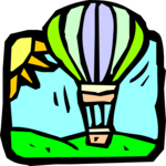 Hot Air Balloon 03 Clip Art