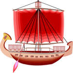 Ship - Egyptian Clip Art