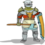 Soldier with Axe & Shield