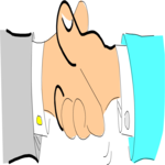 Handshake 01 Clip Art