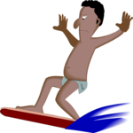 Aborigine Surfing