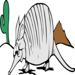 Armadillo 2 Clip Art