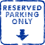 Reserved Parking Only Clip Art
