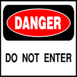 Do Not Enter 1 Clip Art